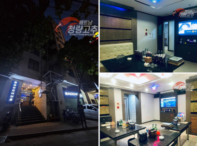 하노이 박카스 가라오케 룸 전경